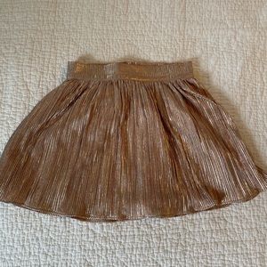 Janie and Jack Rose Gold Skirt